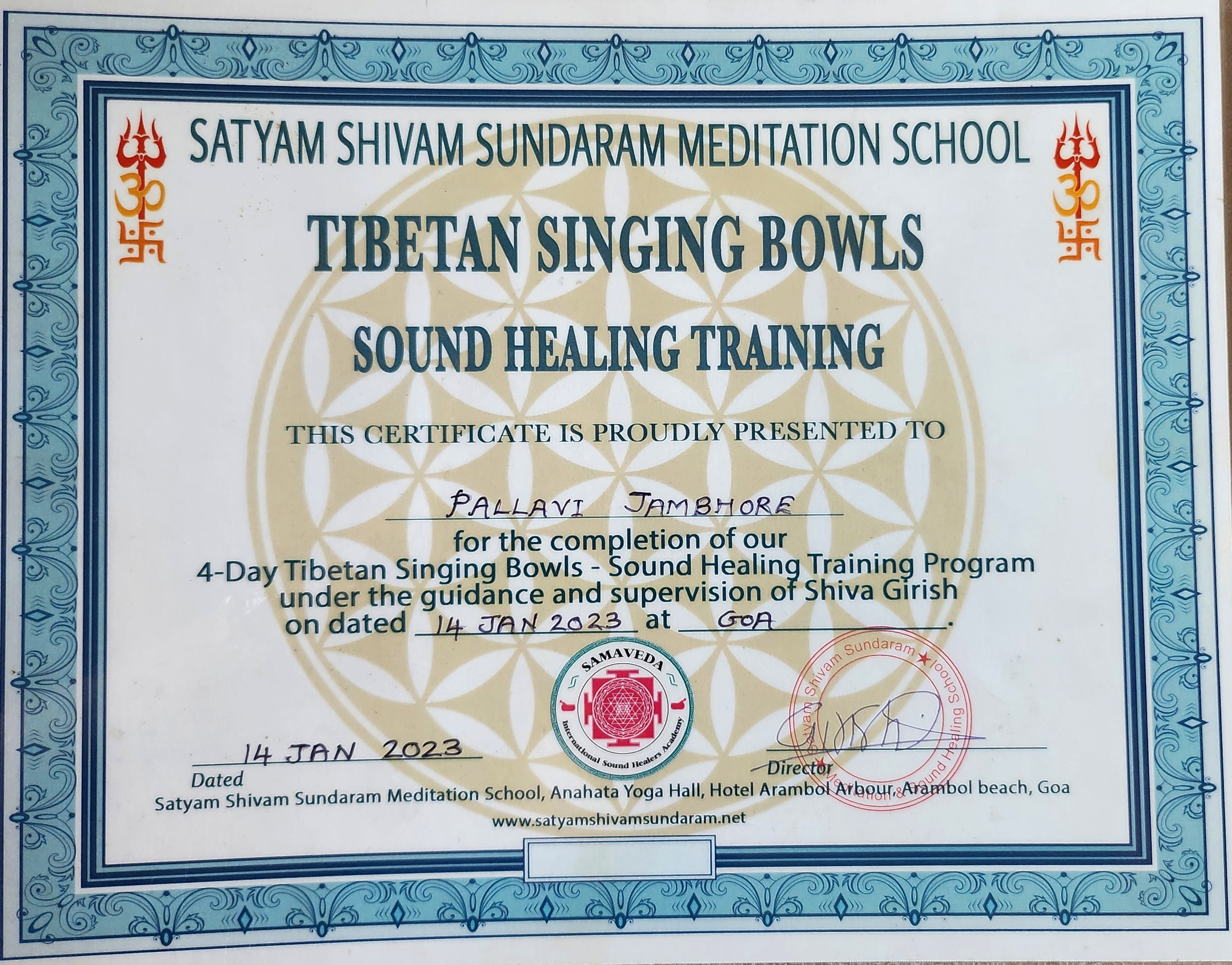 Certificate 2